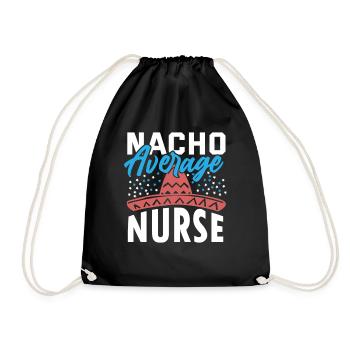 Nourriture mexicaine Cinco de Mayo Infirmière - Sac de sport léger - noir - Devant