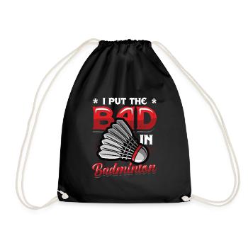 The Bath In Badminton - Drawstring Bag - black - Front