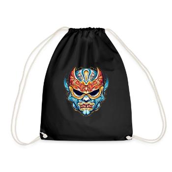 Lucha Libre Masque de Lutte Mexicaine Luchador - Sac de sport léger - noir - Devant