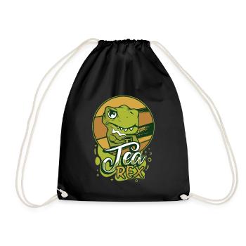Tea Expert Tea Drinker Tea Addict Tea Enthusiast - Drawstring Bag - black - Front