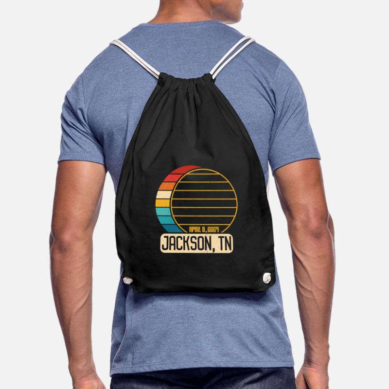 Total Solar Eclipse Tennessee Jackson EclipseJacks Drawstring Bag