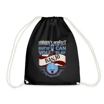 Joueur de banjo parfait, aime jouer du banjo - Sac de sport léger - noir - Devant