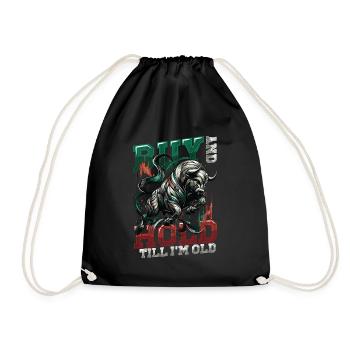 Financial Freedom Actions Investisseur Marché boursier - Sac de sport léger - noir - Devant
