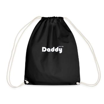 call me daddy - Turnbeutel - Schwarz - Vorne