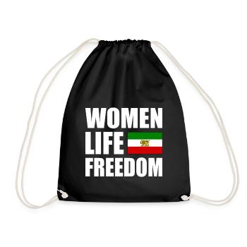Women life freedom - Sac de sport léger - noir - Devant