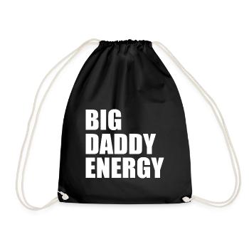 Big daddy energy - Turnbeutel - Schwarz - Vorne