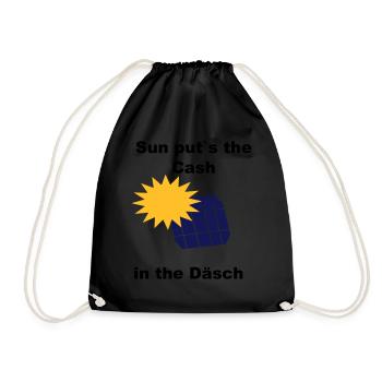 Solar - Drawstring Bag - black - Front