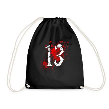 Friday July 13 2018 day of bad luck - Drawstring Bag - black - Front