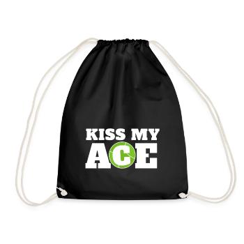 Tennis tennis club club cadeau - Sac de sport léger - noir - Devant