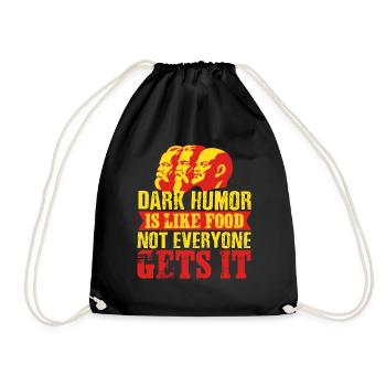 Black humor communism satire funny gift - Drawstring Bag - black - Front