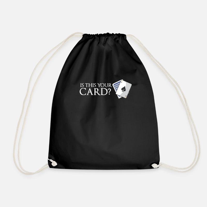 Zauberer Geschenk Magier Zaubertrick - Turnbeutel - Schwarz