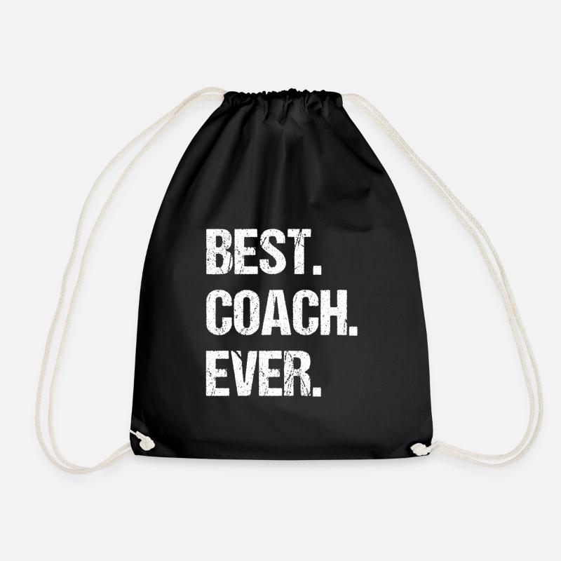 Best Coach Ever - Turnbeutel - Schwarz
