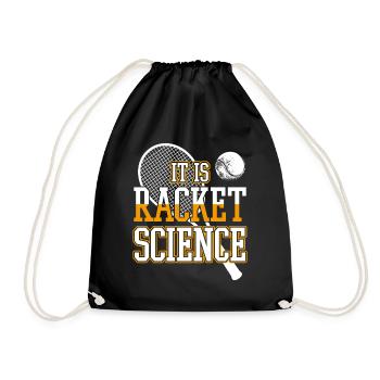 Tennis Player Fan Lover Coach Gift - Turnbeutel - Schwarz - Vorne