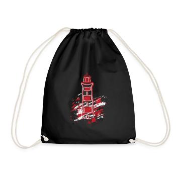 Leuchtturm Mer Baltique Mer du Nord Rügen Fehmarn - Sac de sport léger - noir - Devant