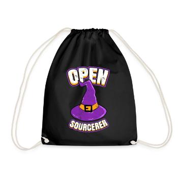Programmeurs open source Hacker - Sac de sport léger - noir - Devant
