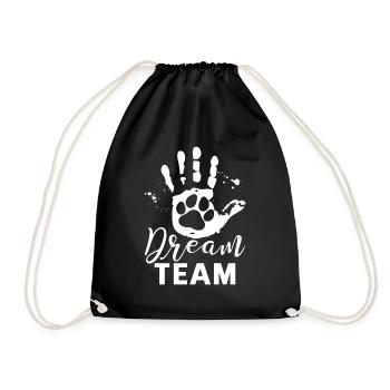 Chien drôle propriétaire de chien cadeau d’amoureux de chien - Sac de sport léger - noir - Devant