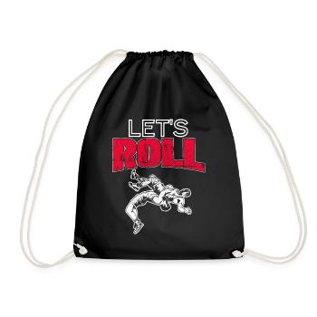 Let’s Roll Wrestling Wrestler Fan Gift - Sac de sport léger - noir - Devant