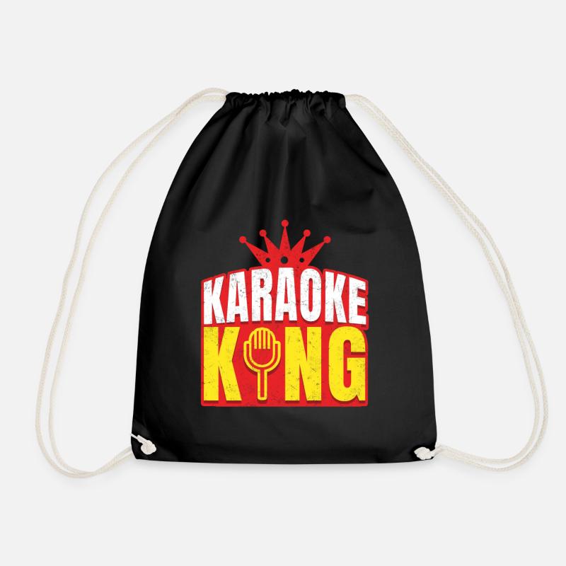 Karaoke King - Turnbeutel - Schwarz
