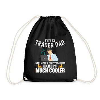Cool Trader Dad Forex Stocks Trading - Turnbeutel - Schwarz - Vorne