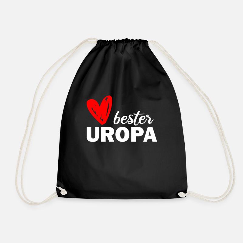 Der beste Uropa der Welt - Turnbeutel - Schwarz