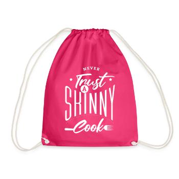 Ne faites jamais confiance à un cuisinier mince - Sac de sport léger - fuchsia - Devant