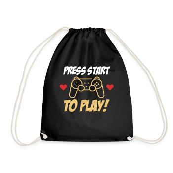 Démarrage de la console de jeu de la manette - Sac de sport léger - noir - Devant