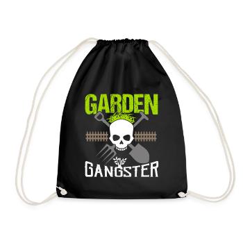 Garden Gangster - Turnbeutel - Schwarz - Vorne