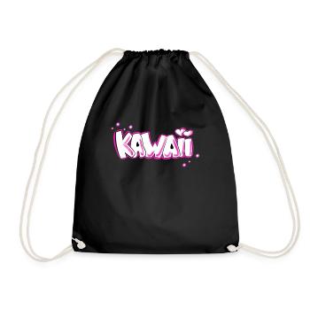 Drôle anime cosplay manga hentai kawaii cadeau - Sac de sport léger - noir - Devant