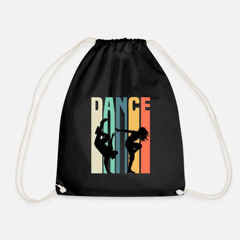 Breakdance Hip Hop Tanzen Tänzer Spruch Geschenk - Turnbeutel - Schwarz