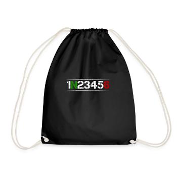 Motorcycle Gear Shift 1N23456 Gear Shift Transmission - Drawstring Bag - black - Front