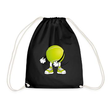 Balle de tennis Floss Flossing Tennis - Sac de sport léger - noir - Devant