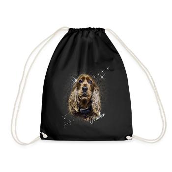Cocker Spaniel - Sac de sport léger - noir - Devant