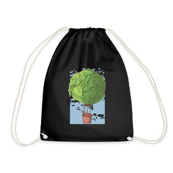 Vegan Power Veggie Plant Based Love Animals Tofu - Sac de sport léger - noir - Devant