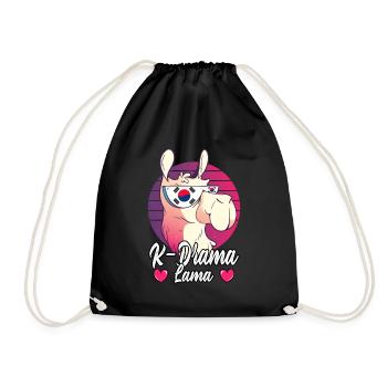 K-Drama Série de films dramatiques coréens Lama - Sac de sport léger - noir - Devant