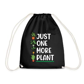 Gardener Just One More Plant Planting Plant - Turnbeutel - Schwarz - Vorne