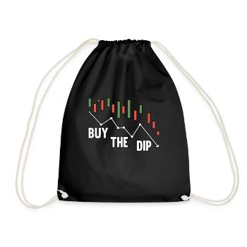 Acheter le Dip Candle Stick Cypto Stock Trader - Sac de sport léger - noir - Devant