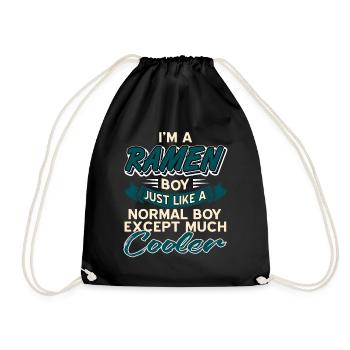 I'm a ramen boy - Turnbeutel - Schwarz - Vorne