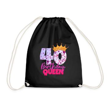 Il y a 40 ans, j’étais le 40 le plus rapide. - Sac de sport léger - noir - Devant