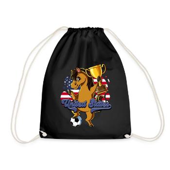 Usa Soccer - Sac de sport léger - noir - Devant