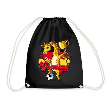 Allemagne Football - Sac de sport léger - noir - Devant