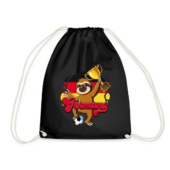 Germany Football - Drawstring Bag - black - Front