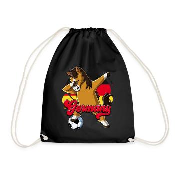 Allemagne Football - Sac de sport léger - noir - Devant