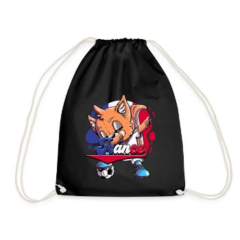 France Football - Drawstring Bag - black - Front