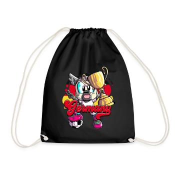 Germany Football - Drawstring Bag - black - Front