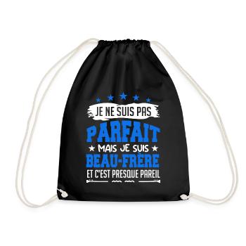 Pas parfait beau frère - Sac de sport léger - noir - Devant