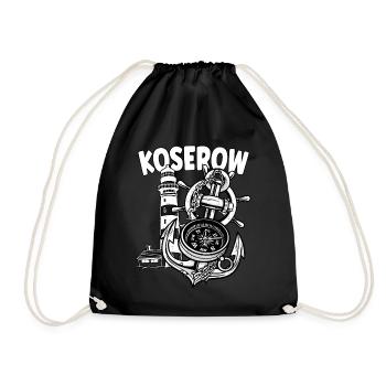 Koserov - Drawstring Bag - black - Front