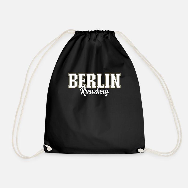 Berlin Kreuzberg - Turnbeutel - Schwarz