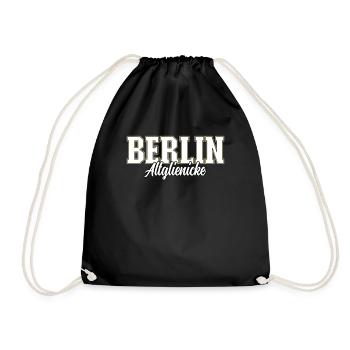 Berlin Altglienicke - Turnbeutel - Schwarz - Vorne