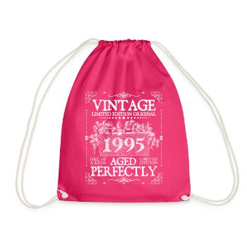 1995 | Vintage Perfectly since 1995 birthday - Sac de sport léger - fuchsia - Devant