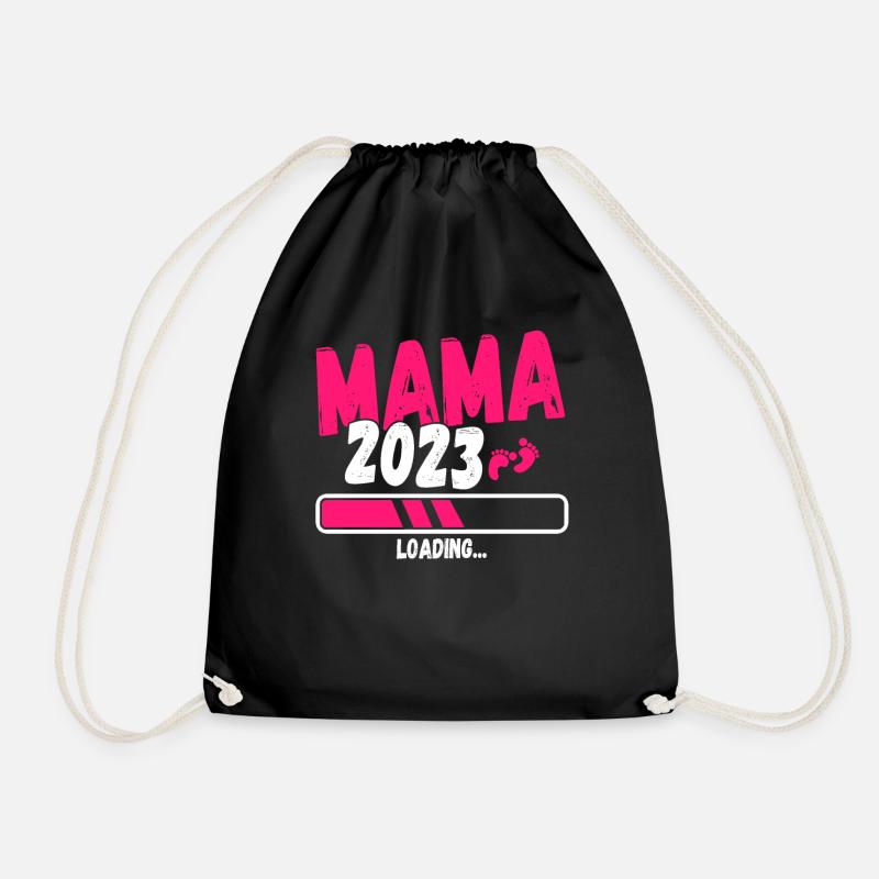 Werdende Mama 2023 - Turnbeutel - Schwarz